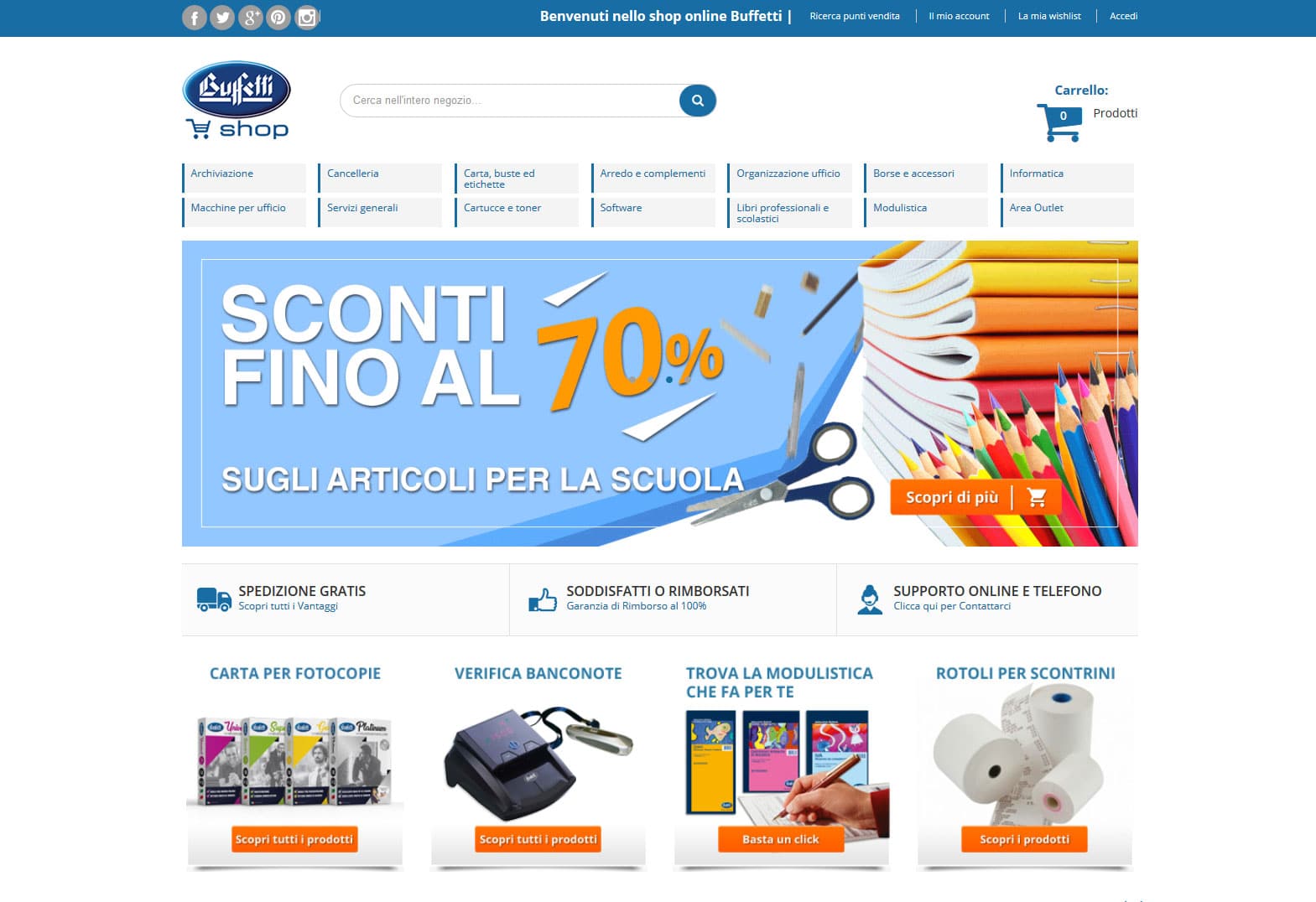BUFFETTI-Home buffetti eCommerce