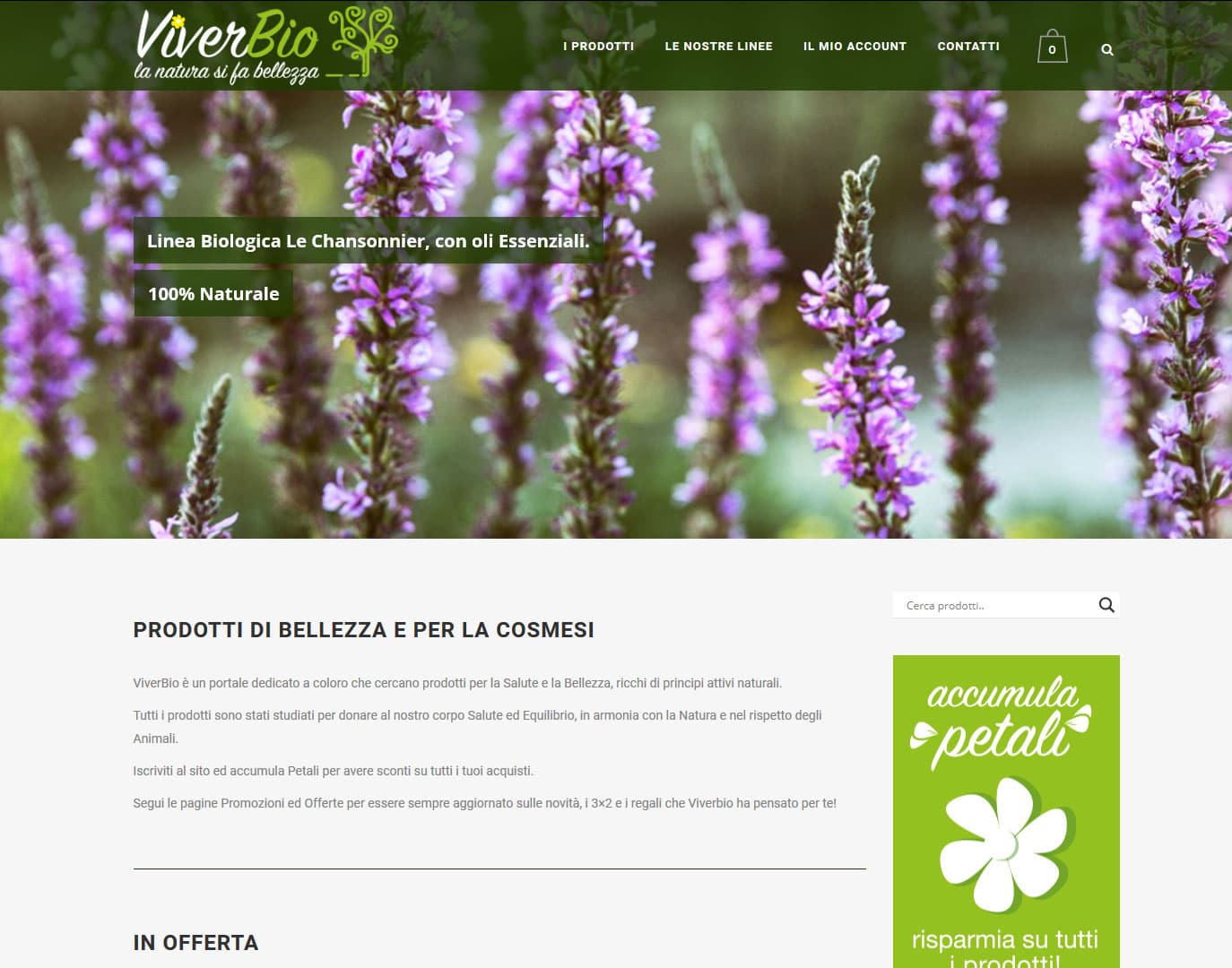 VIVERBIO-Home Page Viverbio eCommerce