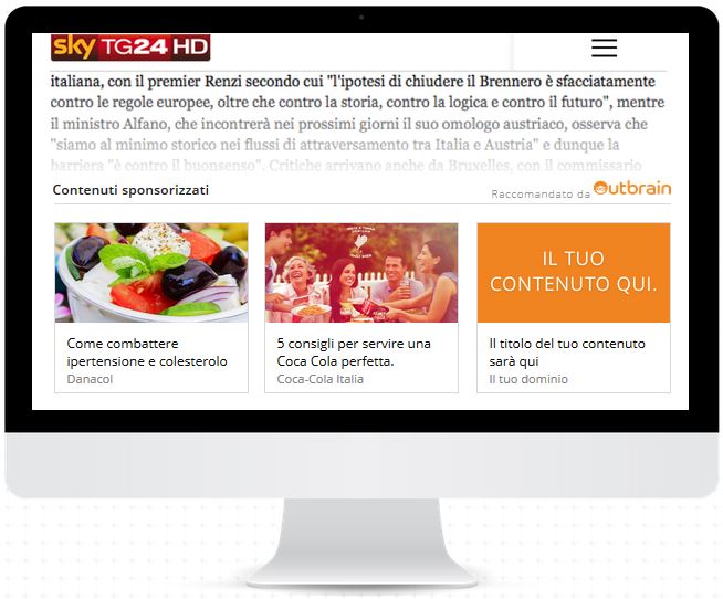 Outbrain e Taboola e la content recommendation
