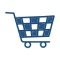 Creazione contenuti AI per la comunicazione shopping cart icon