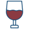 Creazione contenuti AI per la comunicazione wine glass icon